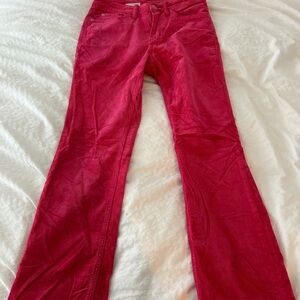 Pilcro Red Corduroy Pants
